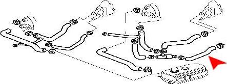 ÜRO Parts 4121695 - Шланг радіатора autocars.com.ua