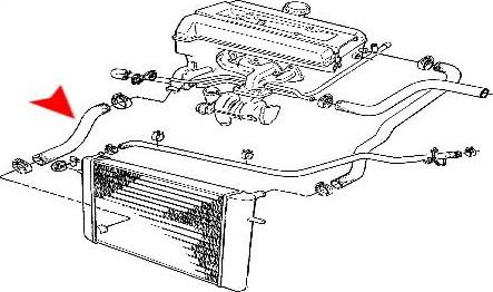 ÜRO Parts 4876215 - Шланг радіатора autocars.com.ua