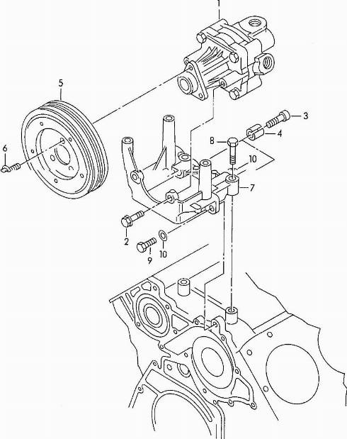 VAG 4B0145156 - Гідравлічний насос, рульове управління, ГУР autocars.com.ua