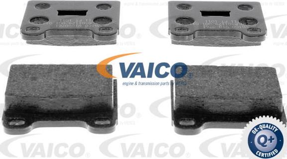 VAICO V10-0761 - Гальмівні колодки, дискові гальма autocars.com.ua