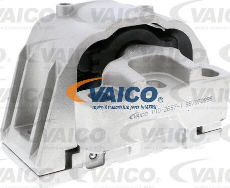 VAICO V10-2657-1 - Подушка, підвіска двигуна autocars.com.ua