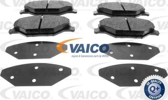 VAICO V10-4497 - Гальмівні колодки, дискові гальма autocars.com.ua