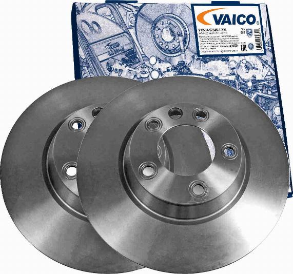 VAICO V10-80007 - Гальмівний диск autocars.com.ua