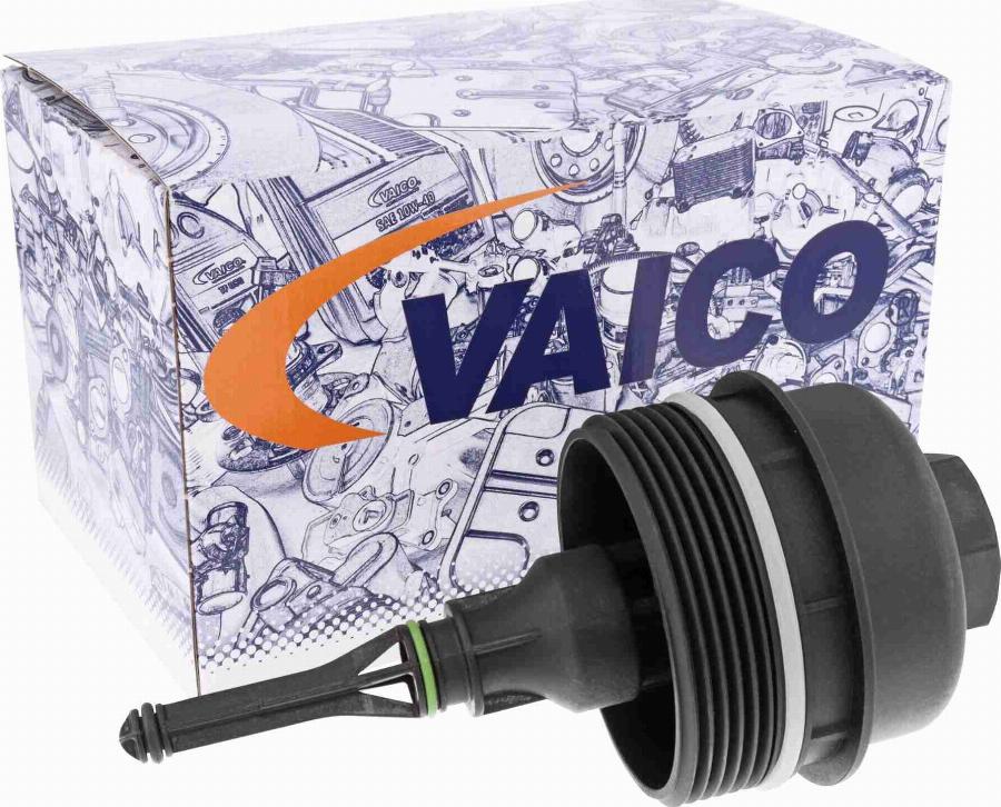 VAICO V10-8631 - Кришка, корпус масляного фільтра autocars.com.ua