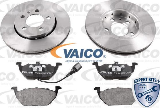 VAICO V10-90001 - Комплект гальм, дисковий гальмівний механізм autocars.com.ua