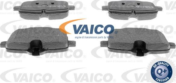 VAICO V20-1465 - Гальмівні колодки, дискові гальма autocars.com.ua