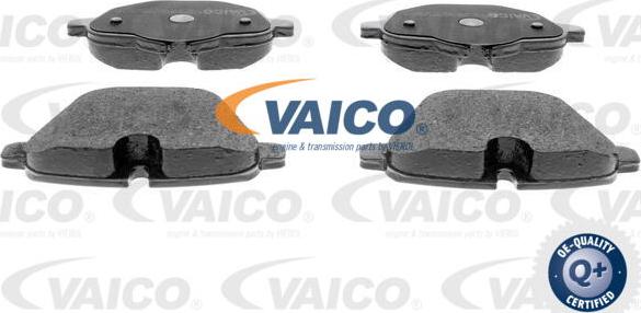 VAICO V20-1467 - Гальмівні колодки, дискові гальма autocars.com.ua