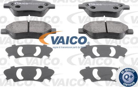 VAICO V24-0099 - Гальмівні колодки, дискові гальма autocars.com.ua