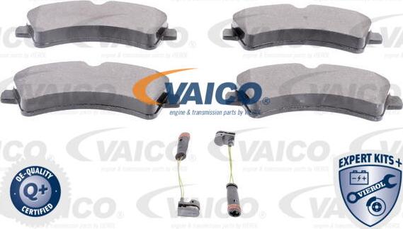 VAICO V30-1695 - Гальмівні колодки, дискові гальма autocars.com.ua
