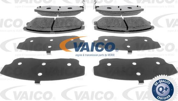 VAICO V40-0652 - Гальмівні колодки, дискові гальма autocars.com.ua