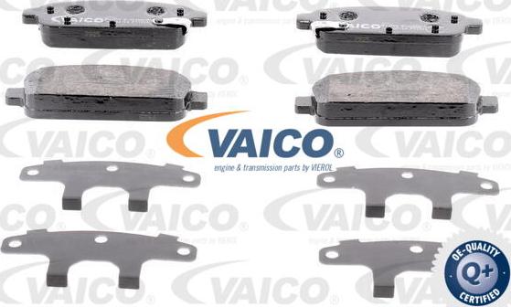 VAICO V40-0682 - Тормозные колодки, дисковые, комплект autodnr.net