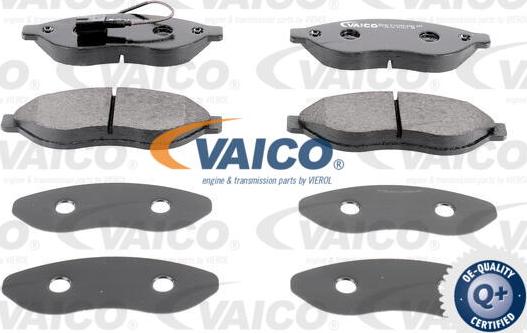 VAICO V42-0093 - Тормозные колодки, дисковые, комплект avtokuzovplus.com.ua