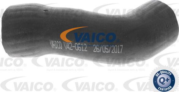 VAICO V42-0612 - Трубка нагнітається повітря autocars.com.ua