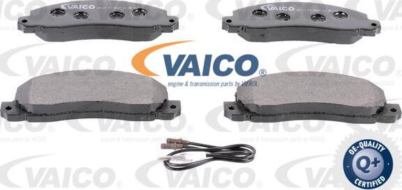 VAICO V46-0146 - Тормозные колодки, дисковые, комплект avtokuzovplus.com.ua