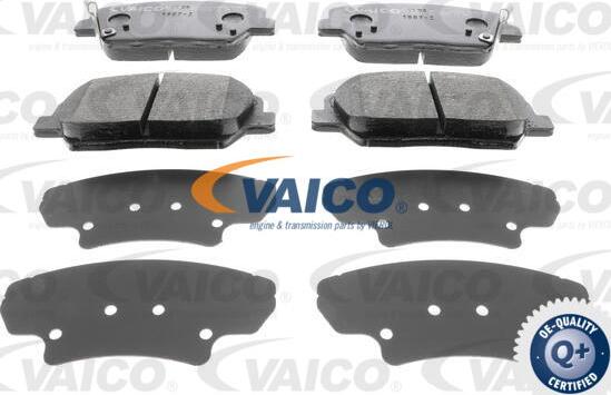 VAICO V53-0145 - Гальмівні колодки, дискові гальма autocars.com.ua
