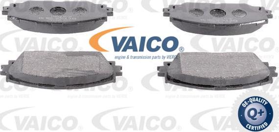 VAICO V70-0217 - Тормозные колодки, дисковые, комплект autodnr.net