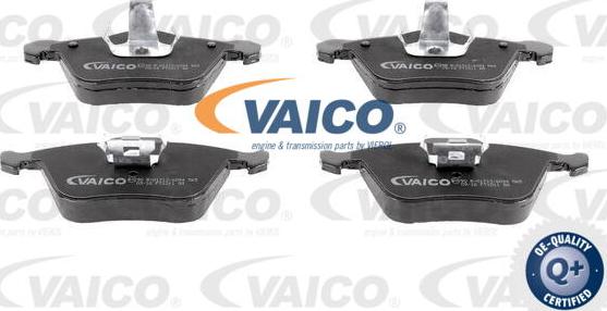 VAICO V95-0166 - Тормозные колодки, дисковые, комплект avtokuzovplus.com.ua