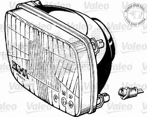VALEO 063073 - Основна фара autocars.com.ua