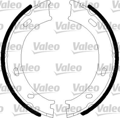 Valeo 128901 - Комплект гальм, ручник, парковка autocars.com.ua