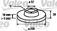 Valeo 186131 - Гальмівний диск autocars.com.ua