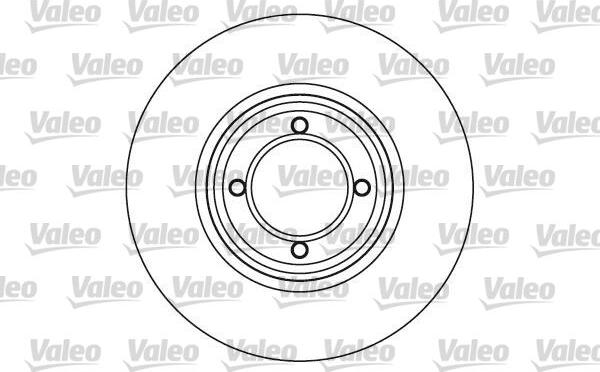 Valeo 186202 - Гальмівний диск autocars.com.ua