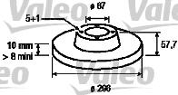 Valeo 186858 - Тормозной диск avtokuzovplus.com.ua