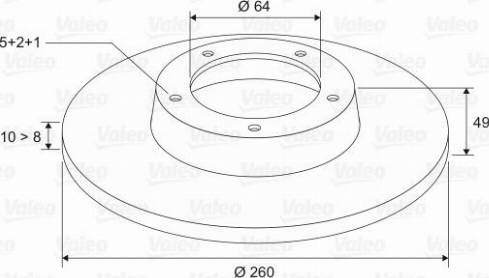 Valeo 197346 - Тормозной диск avtokuzovplus.com.ua