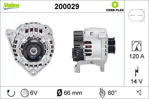 Valeo 200029 - Генератор autodnr.net