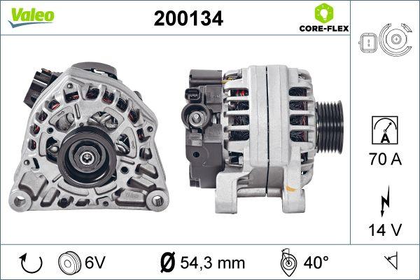 Valeo 200134 - Генератор autocars.com.ua