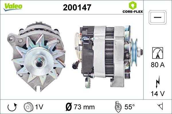 Valeo 200147 - Генератор autocars.com.ua