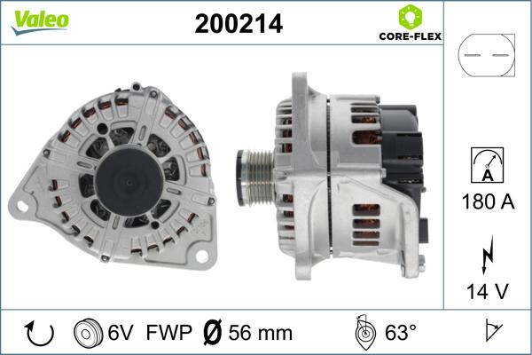 Valeo 200214 - Генератор autodnr.net