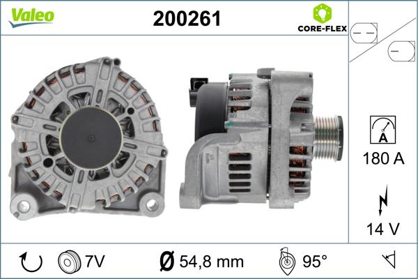 VALEO 200261 - Генератор autocars.com.ua