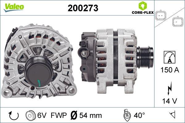 Valeo 200273 - Генератор avtokuzovplus.com.ua