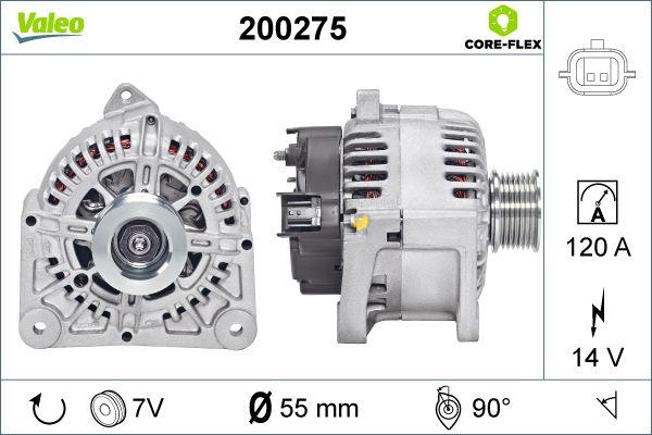 Valeo 200275 - Генератор avtokuzovplus.com.ua