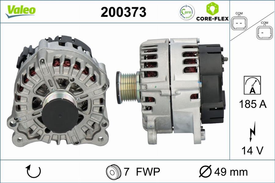 Valeo 200373 - Генератор autodnr.net