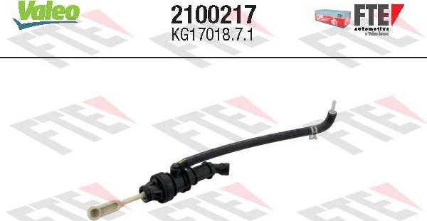 VALEO 2100217 - Головний циліндр, система зчеплення autocars.com.ua