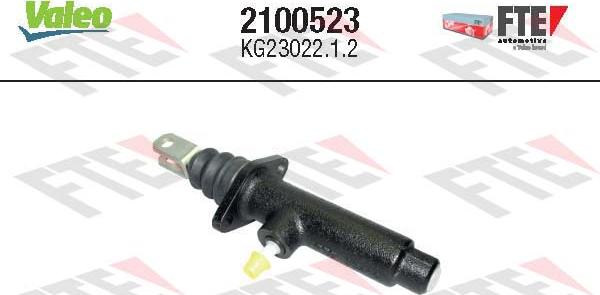 VALEO 2100523 - Головний циліндр, система зчеплення autocars.com.ua