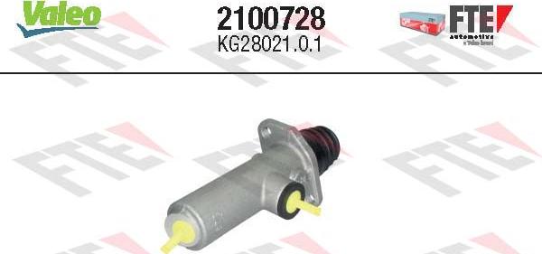 VALEO 2100728 - Головний циліндр, система зчеплення autocars.com.ua