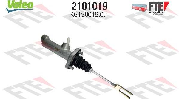 VALEO 2101019 - Головний циліндр, система зчеплення autocars.com.ua