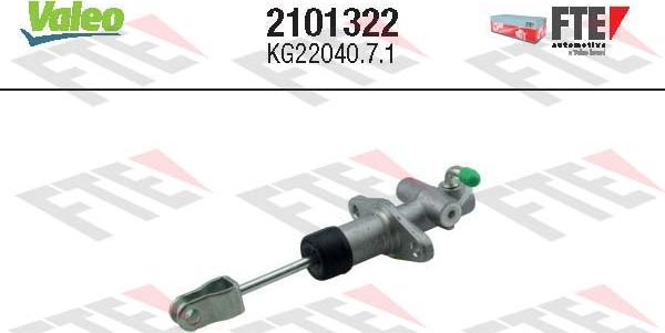 VALEO 2101322 - Головний циліндр, система зчеплення autocars.com.ua