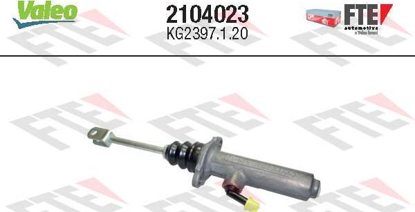 VALEO 2104023 - Головний циліндр, система зчеплення autocars.com.ua