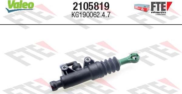 VALEO 2105819 - Головний циліндр, система зчеплення autocars.com.ua