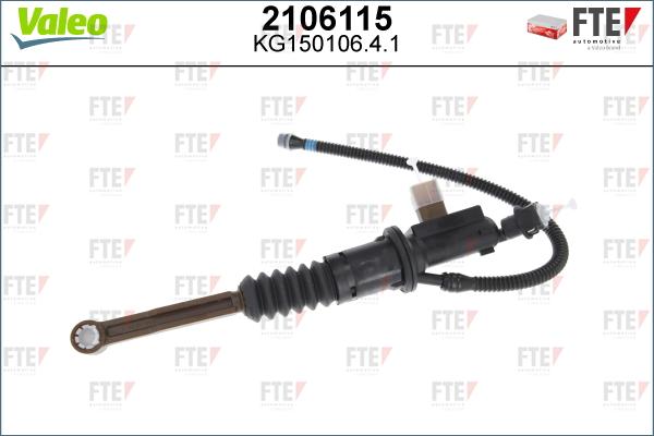 VALEO 2106115 - Головний циліндр, система зчеплення autocars.com.ua