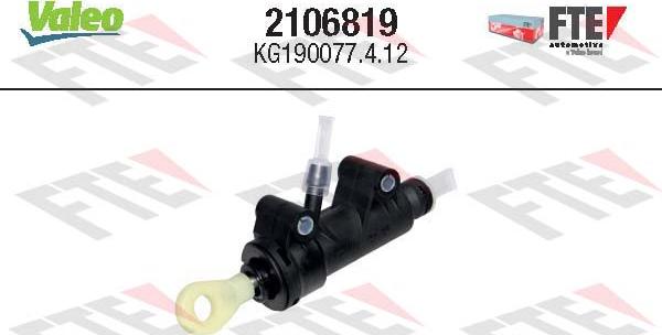 VALEO 2106819 - Головний циліндр, система зчеплення autocars.com.ua