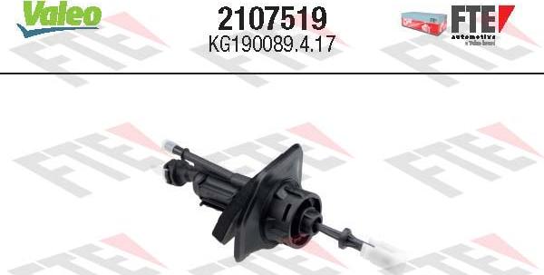 VALEO 2107519 - Головний циліндр, система зчеплення autocars.com.ua