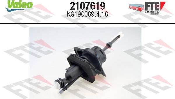 VALEO 2107619 - Головний циліндр, система зчеплення autocars.com.ua