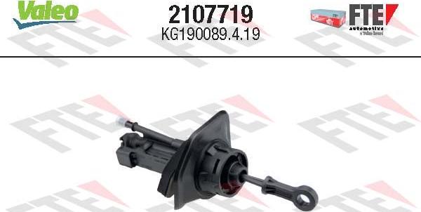 VALEO 2107719 - Головний циліндр, система зчеплення autocars.com.ua