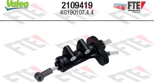 VALEO 2109419 - Головний циліндр, система зчеплення autocars.com.ua