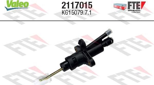 VALEO 2117015 - Головний циліндр, система зчеплення autocars.com.ua