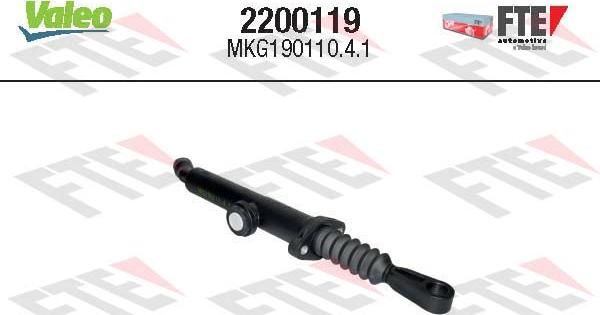 VALEO 2200119 - Головний циліндр, система зчеплення autocars.com.ua